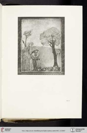 [Fig. VII. Giotto, St. Francis Preaches to the Birds, halftone reproduction]
