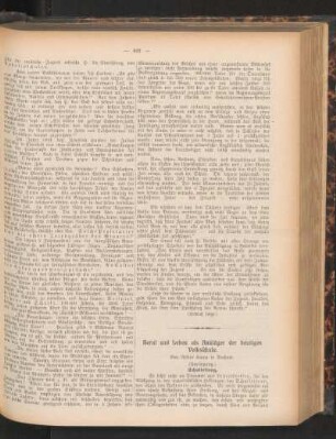 Beruf und Leben als Ankläger der heutigen Volksschule : (Fortsetzung)