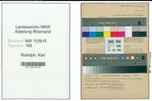 Entnazifizierung Karl Rudolph , geb. 20.01.1910 (Assessor)