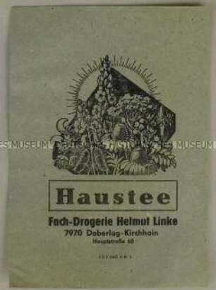 Tüte für Haustee