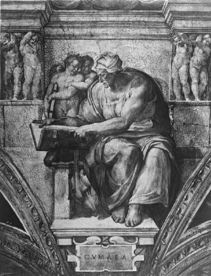 Sixtinische Decke — Propheten und Sibyllen — Die Cumäische Sibylle
