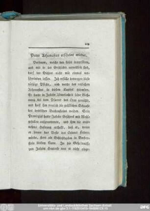 Pater Athanasius erscheint wieder.