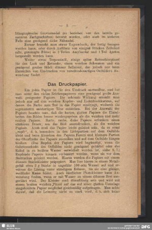 Das Druckpapier