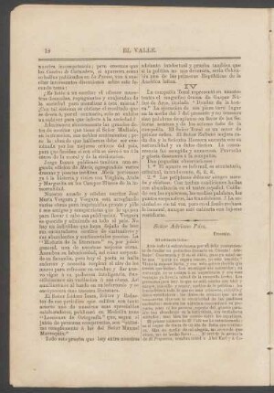[Carta á] Señor Adriano Páez.