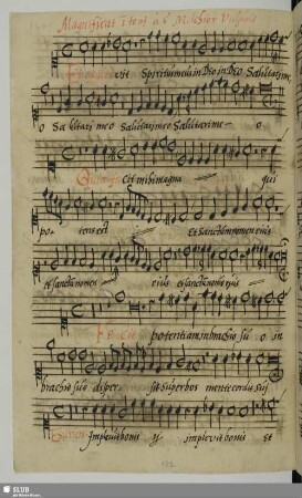 Vulpius, Melchior: Magnificat in 1.Ton (dorisch)