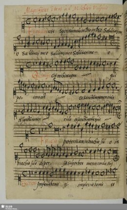 Vulpius, Melchior: Magnificat in 1.Ton (dorisch)