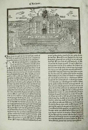 Kölner Bibel: Sintflut mit Arche Noah