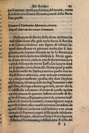 Descrizione Del Canto De Sogni : Mandato dall'Illustrißimo, & Eccellentissimo S. Principe di Fiorenza, & di Siena, Il secondo giorno di Febbraio 1565 in Fiorenza