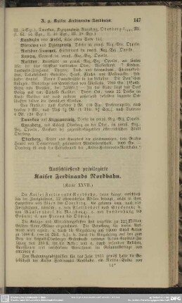 Ausschließend privilegierte Kaiser Ferdinands Nordbahn