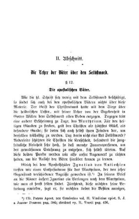 § 12. Die apostolischen Väter.