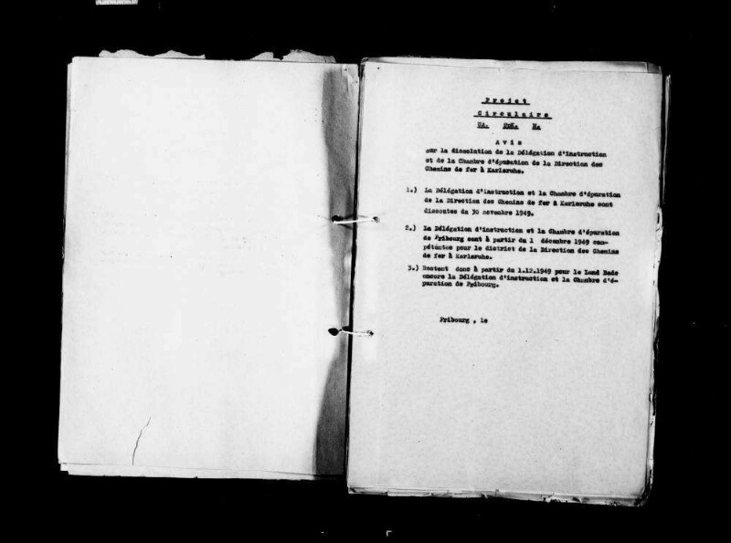 Auflösung der Untersuchungsausschüsse, der Spruchkammer- und Spruchkammeraußenabteilungen