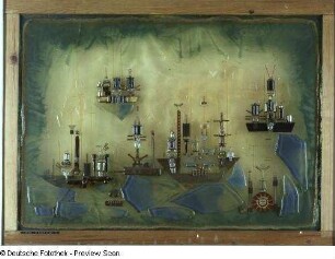 Abstrakte Komposition "IN PRAISE OF THE SEA"