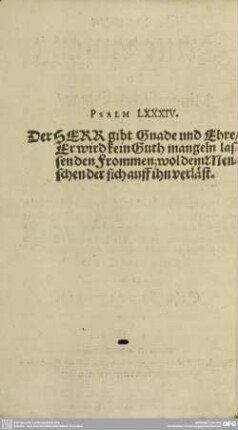 PSALM LXXXIV.