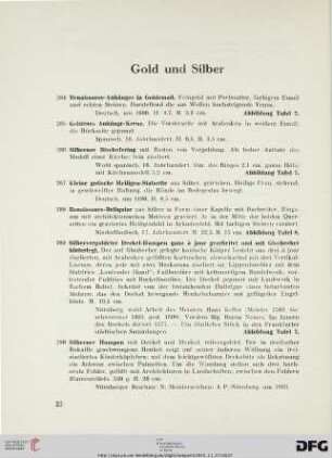 Gold und Silber (Nr. 284-299)