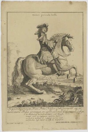 Bildnis des Johan Wilhelm Friso, Princ. Nassov