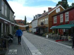 Trondheim: Straßenzug "Nedre Bakklandet"