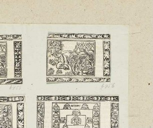 Moses empfängt die Gesetzestafeln, aus: "Biblia cum concordantijs veteris et noui testamenti et sacrorum canonum", Lyon 1520
