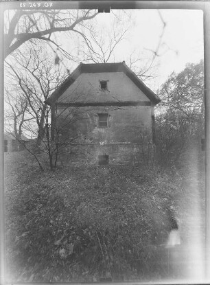 Viereichen-Altliebel. Kutscherhaus. Giebelfront