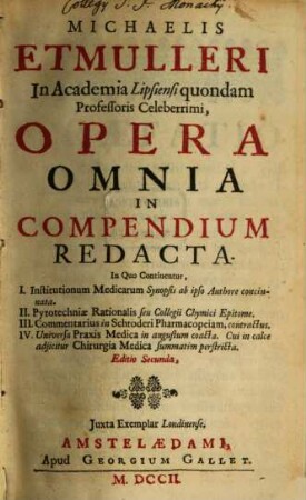 Opera omnia medica