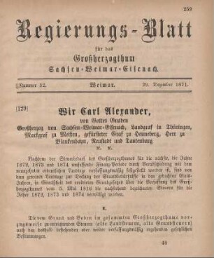 Nr. 32 : 29. Dezember 1871