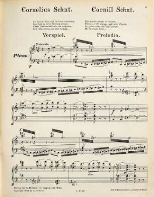 Cornelius Schutt : Oper in 3 Acten von Luigi Illica ; dt. von Ludwig Hartmann