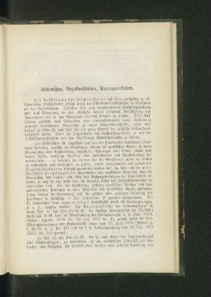 Leichenschau, Begräbnißstätten, Rettungsanstalten.