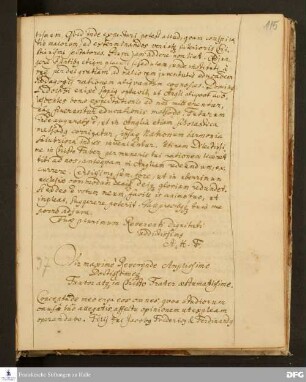 Brief von August Hermann Francke an [Johann Adolph Hollenhagen].
