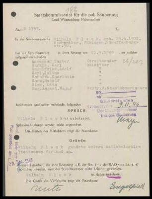 Fleck, Wilhelm