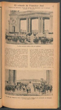 El reinado de Francisco José : Cuadros del panorama vienés del jubileo del emperador, por el profesor Ernesto F. Fleischer