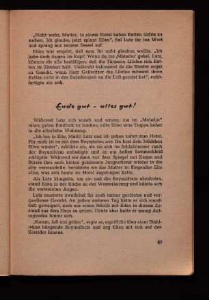 Ende Gut - alles gut !