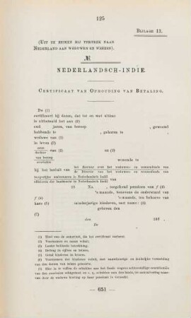 Bijlage 13. No. ... Nederlandsch-Indie