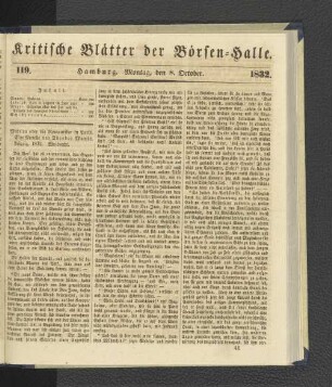 119. 8. Oktober 1832