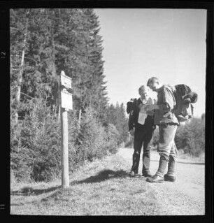 Wanderer im Hochschwarzwald
