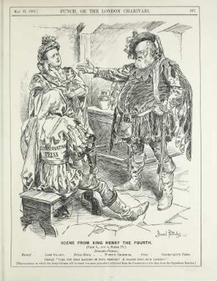 Scene from King Henry the fourth