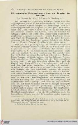 15: Mikroskopische Untersuchungen über die Structur der Negative