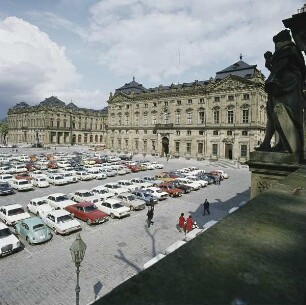 Würzburg. Fürstbischöfliche Residenz. Ansicht von Südwesten