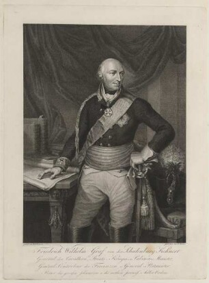 Bildnis des Friedrich Wilhelm von Schulenburg Kehnert