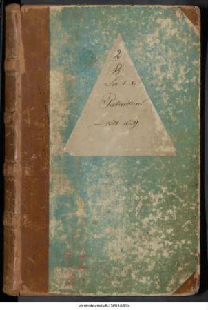 Protocollbuch von 1811-1829 (Manuskripttitel)