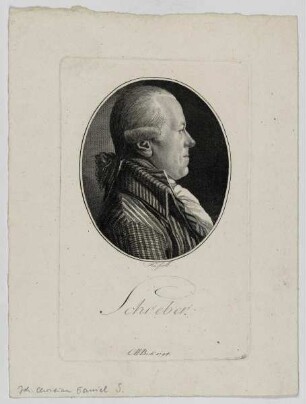 Bildnis des Johann Christian Daniel Schreber