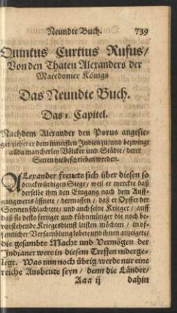 ... Das Neundte Buch