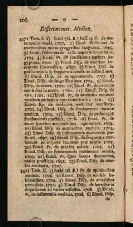 Dissertationes Medicae.