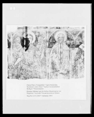 Zyklus von männlichen Heiligen — Erzengel Michael und der heilige Charalampius von Magnesia