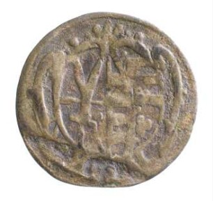 Münze, Pfennig, 1628