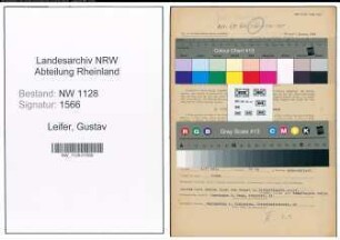 Entnazifizierung Gustav Leifer , geb. 03.05.1890 (Polizist)