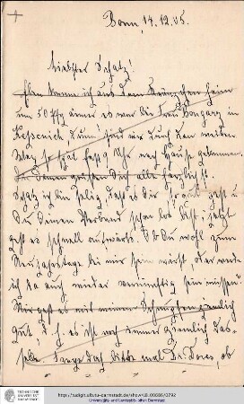 Brief vom 14.12.1905