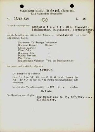 Müller, Ludwig