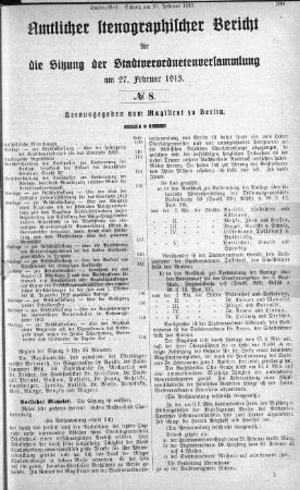 No 8, 27. Februar 1913