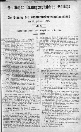 No 8, 27. Februar 1913