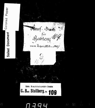 Kaufbuch von Gablenz (bei Stollberg), Bd. 2