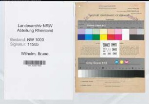 Entnazifizierung Bruno Wilhelm, geb. 22.05.1886 (Prokurist)